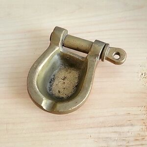 Vintage Solid Brass Ashtray